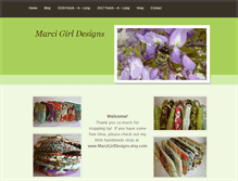 Tablet Screenshot of marcigirldesigns.com